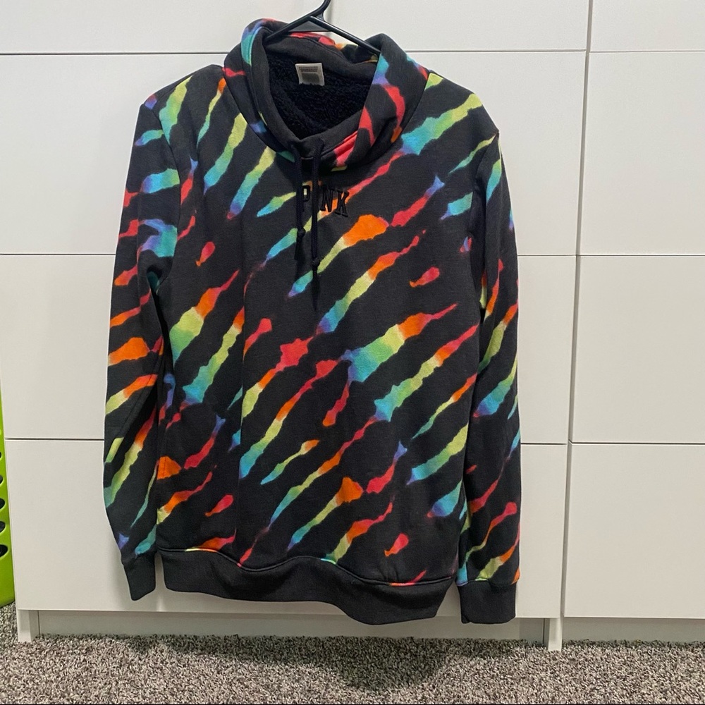 VS Pink Sherpa Pullover